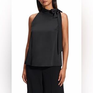 Theory Side-Tie Halter Top Womens Size S